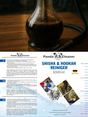 PandaCleaner Wasserpfeifenreiniger Hookah Reiniger 1000ml