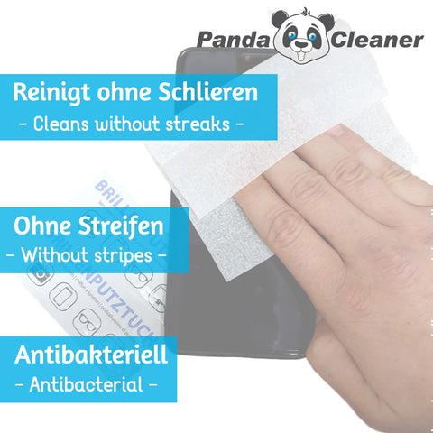 PandaCleaner Reinigungstücher - Schlierenfreie Putztücher 50/100/200 Stück