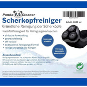 PandaCleaner Scherkopfreiniger 1000ml, 2000ml & 3000ml - Für alle gängigen Hersteller!