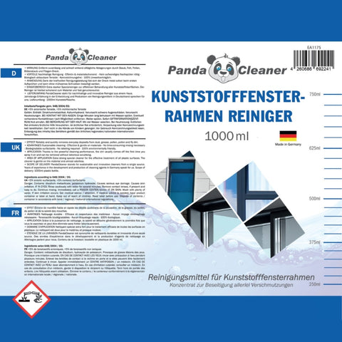 PandaCleaner® Kunststofffensterrahmen Reiniger 1000ml