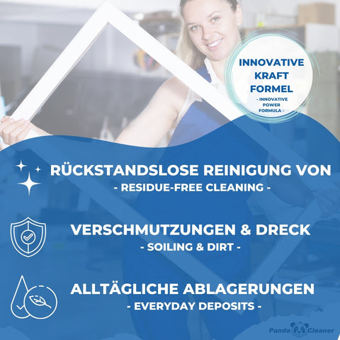 PandaCleaner® Kunststofffensterrahmen Reiniger 1000ml