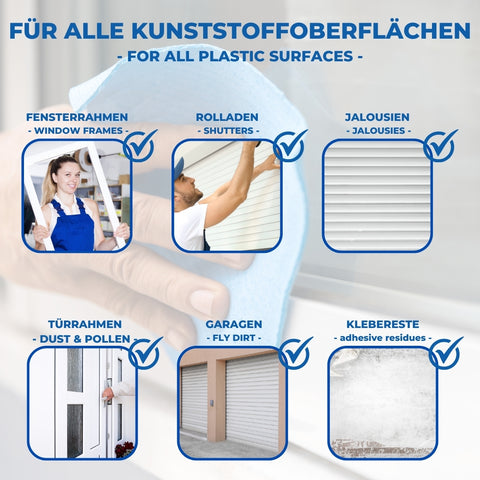 PandaCleaner® Kunststofffensterrahmen Reiniger 1000ml