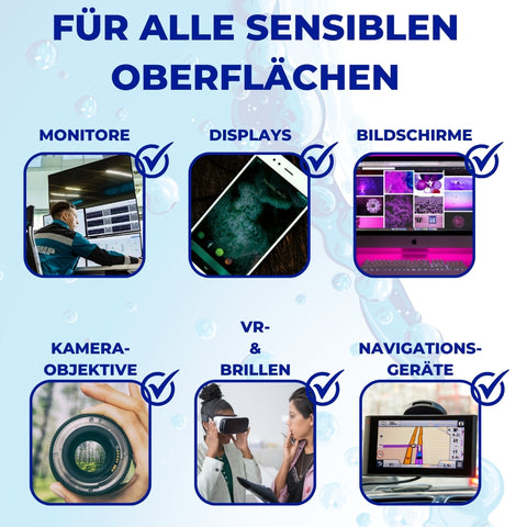 PandaCleaner®  Bildschirmreiniger Set - 100ml Spray + 250ml Nachfüllflasche