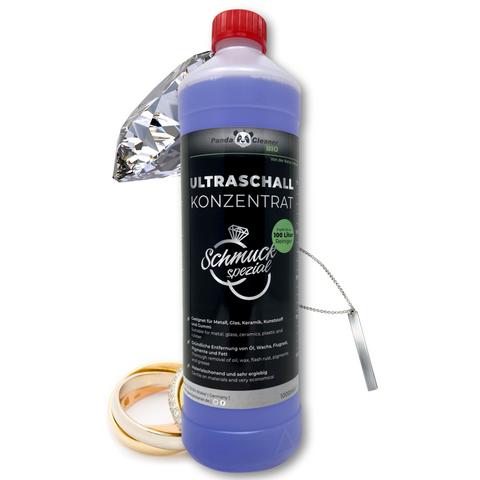 PandaCleaner Ultraschallreiniger Schmuck-Spezial 1000ml 