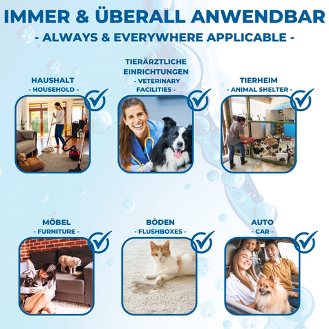 PandaCleaner®  Bio-Urin Attacke gegen Tierurin Katzenurin Hundeurin - div. Größen