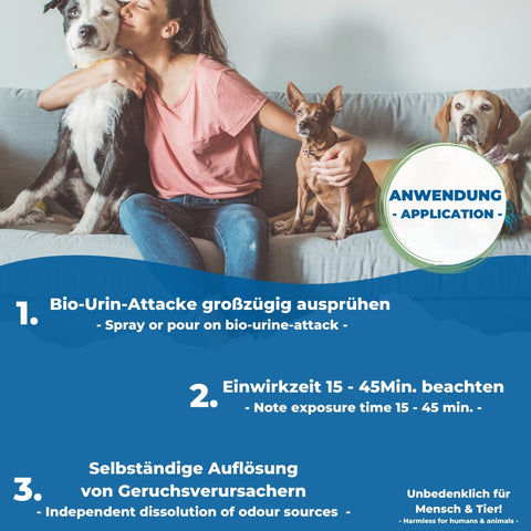 PandaCleaner®  Bio-Urin Attacke gegen Tierurin Katzenurin Hundeurin - div. Größen