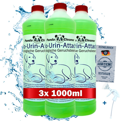 PandaCleaner®  Bio-Urin Attacke gegen Tierurin Katzenurin Hundeurin - div. Größen