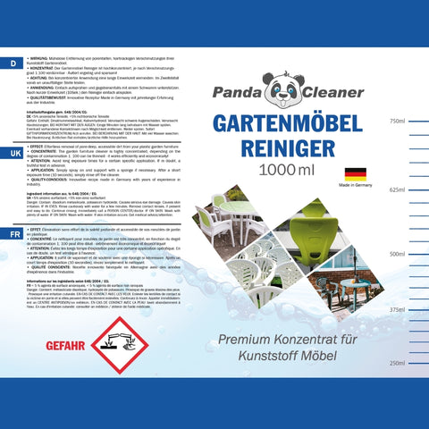 PandaCleaner®  Gartenmöbelreiniger 1000ml