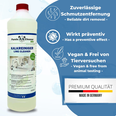 PandaCleaner Kalkreiniger Bad - 1000ml Kalkreiniger Spray