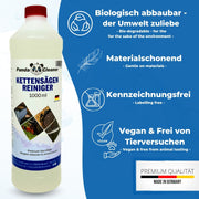 PandaCleaner®  Kettensägenreiniger - Harzentferner div. Größen