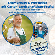 PandaCleaner®  Kettensägenreiniger - Harzentferner div. Größen