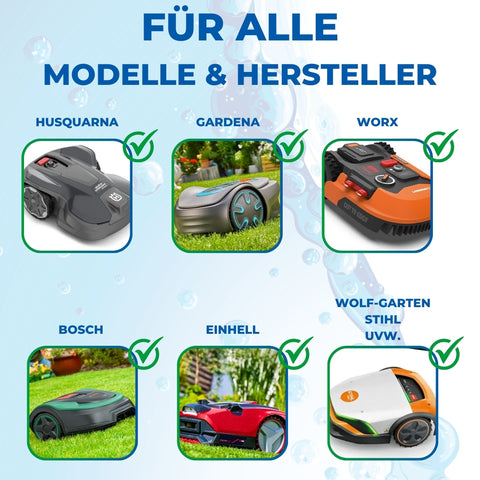 PandaCleaner® 1L Mähroboter Reinigungsmittel für alle Hersteller