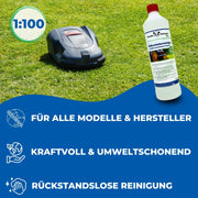 PandaCleaner® 1L Mähroboter Reinigungsmittel für alle Hersteller