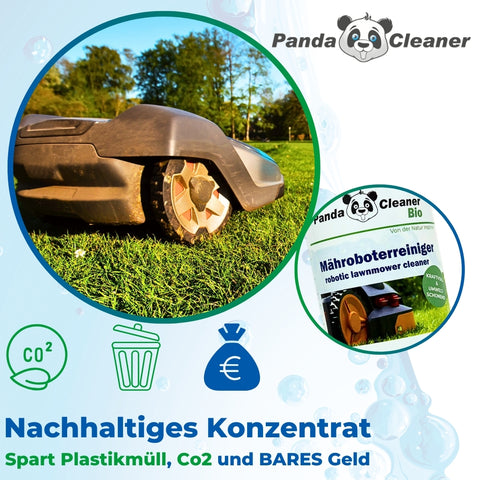 PandaCleaner® 1L Mähroboter Reinigungsmittel für alle Hersteller