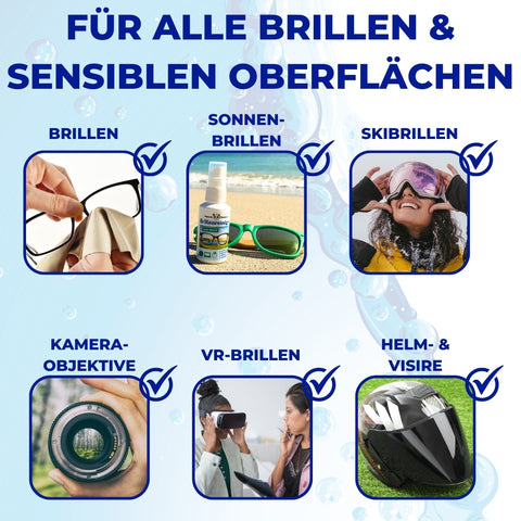 PandaCleaner Brillenreiniger Set 50ml + 100ml + 250ml
