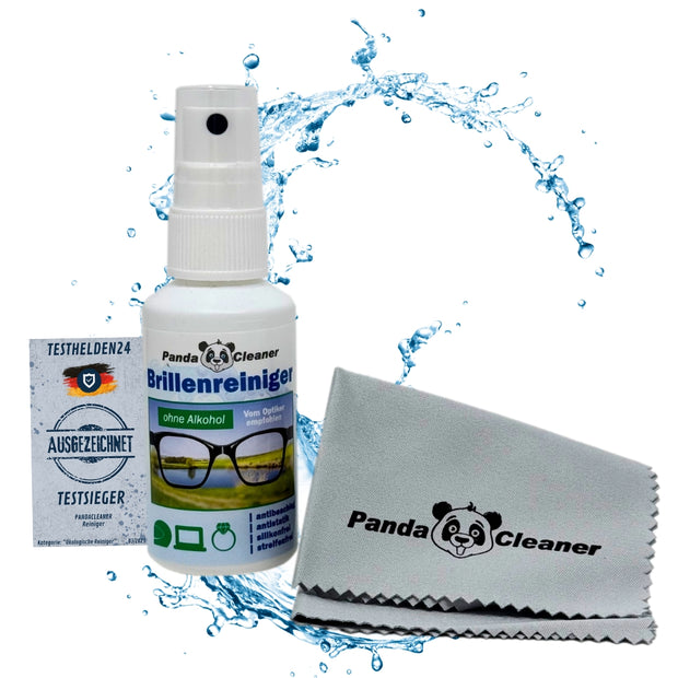 PandaCleaner Brillenreiniger - Ohne Alkohol! - 50ml, 100ml & 250ml