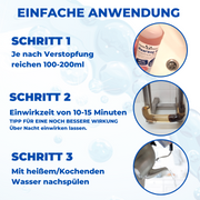PandaCleaner Haar-Weg Grafik mit Anleitung