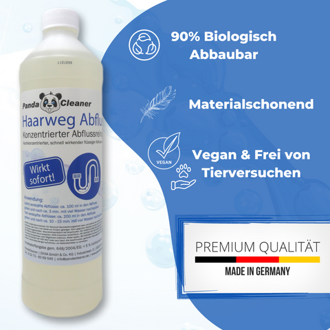 PandaCleaner Haar-Weg Grafik mit Eigenschaften 1000ml