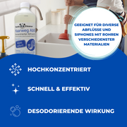 PandaCleaner Haar-Weg Grafik mit Produktvorteilen