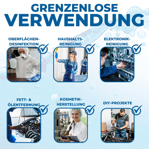 PandaCleaner Isopropanol 99,97% - Reinigungsalkohol zur Reinigung - 5 Liter Kanister