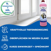 PandaCleaner Nikotin Entferner - Nikotin-Reiniger für Kunststoff 1000ml
