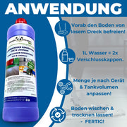 PandaCleaner PVC Bodenreiniger -  Linoleum Reiniger zur Reinigung & Pflege für Vinylboden 1000ml