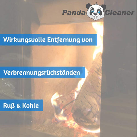 PandaCleaner®  Kaminscheibenreiniger Konzentrat für Kaminglas & Ofenglas 500ml Sprühflasche.