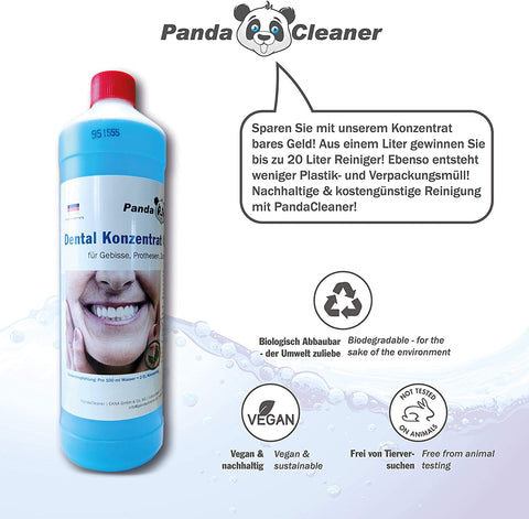 pandacleaner®  ultraschallreiniger dental konzentrat div. größen ab (24,95 €/l)