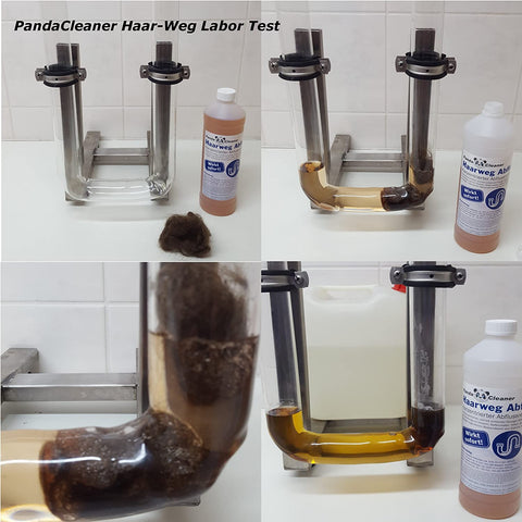 pandacleaner®  haar-weg abflussfrei reiniger div. größen