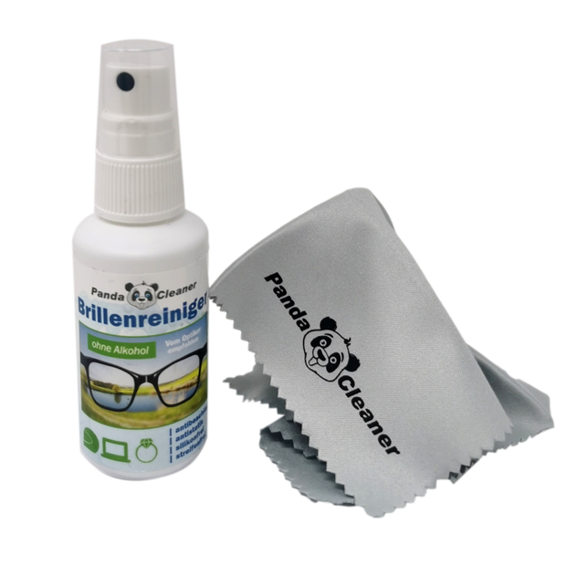 pandacleaner®  brillenreiniger einzelflaschen zur auswahl 50ml sprühflasche