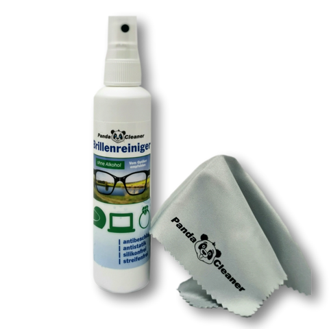 pandacleaner®  brillenreiniger einzelflaschen zur auswahl 100ml sprühflasche