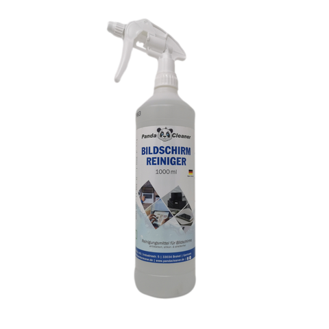 pandacleaner®  bildschirmreiniger einzelflaschen zur auswahl 1000ml sprühflasche