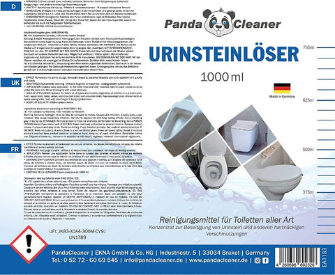 pandacleaner® urinstein & kalkstein entferner 1000ml mit dosierhilfe
