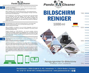 PandaCleaner®  Bildschirmreiniger Set - 100ml Spray + 250ml Nachfüllflasche.