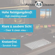 PandaCleaner®  Bildschirmreiniger Set - 100ml Spray + 250ml Nachfüllflasche.