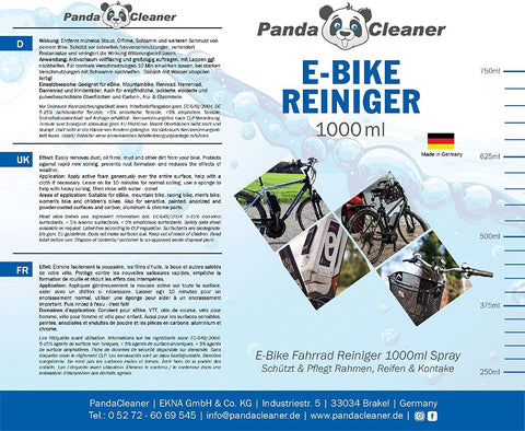 PandaCleaner®  E-Bike Reiniger 1000ml.
