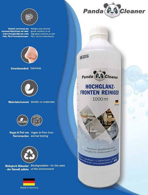 PandaCleaner® Hochglanzfronten Reiniger 1000ml.