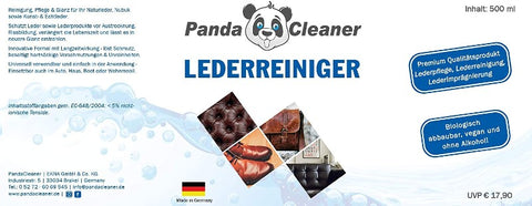 PandaCleaner®  Lederreiniger - div. Größen.