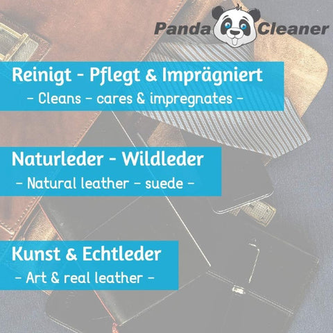 PandaCleaner®  Lederreiniger - div. Größen.