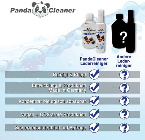 PandaCleaner®  Lederreiniger - div. Größen.