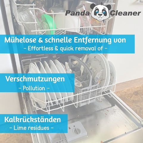 PandaCleaner®  Spül & Waschmaschinenreiniger - Maschinenreiniger 1000ml.