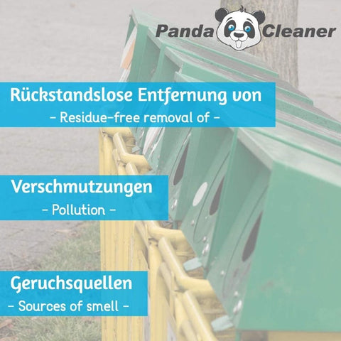 pandacleaner®  mülltonnenreiniger geruchsentferner 1000ml