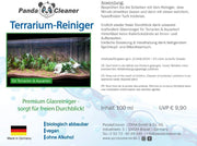 PandaCleaner®  Terrarium Reiniger - 100ml  Sprühflasche + 250ml Nachfüllflasche.