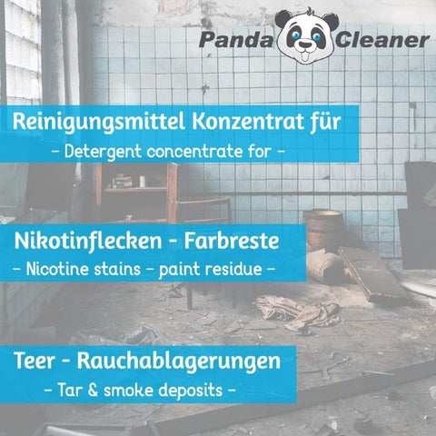 PandaCleaner Nikotin-Entferner - Konzentrat - Nikotin Reiniger